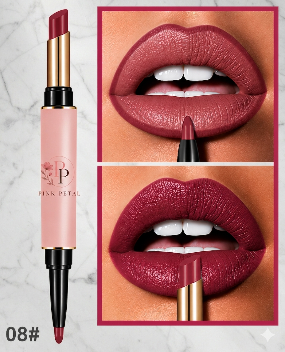 Pink Petal Lip Liner & LipStick