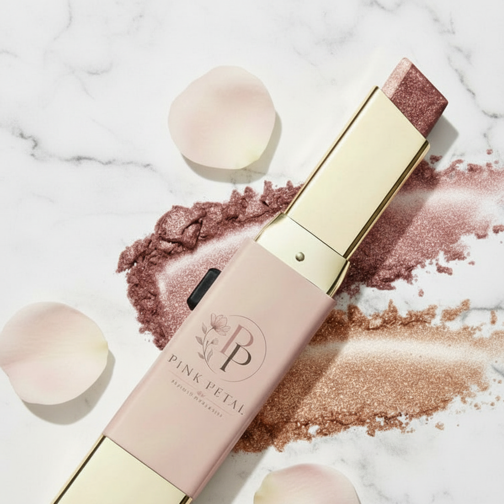 Pink Petal Eyeshadow Stick 2 - Marble Background