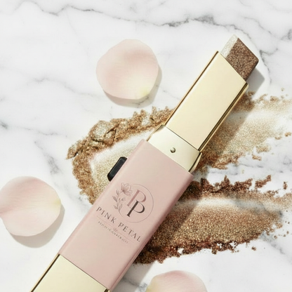 Pink Petal Eyeshadow Stick - Marble Background